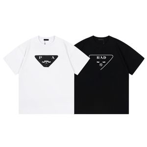 Childrens T shirt Summer Kid T-shirt child Short Sleeve Baby clothes Classic triangular shape Girl Boy Shirt Clother With Letters Pattern Tee 100-160 Black White