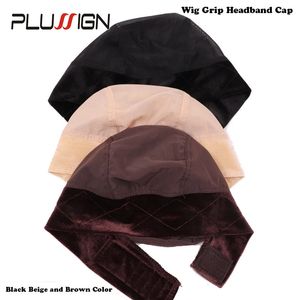123Pcs Breathable Wig Grip Cap Velvet Wig Grip And Wig Caps For Wigs Hair Protective Cap With Velvet Edges Scarf For Fix Wigs 240118