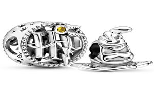 Original Vintage Sortierhut durchbrochene Symbole Potter Perlen passen 925 Sterling Silber Bead Charm Armband Armreif DIY Schmuck6450147
