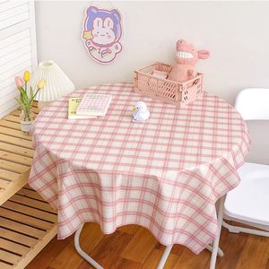 100x160 cm ins plädbord Tyg japansk färsk rutig bordduk sovrum sovsal dressing mat rektangulär skrivbordsdekor 240127
