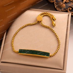 Green Diamond Pulling Bracelet For Womens 2024 New Unique Designer Style Removable Handicraft