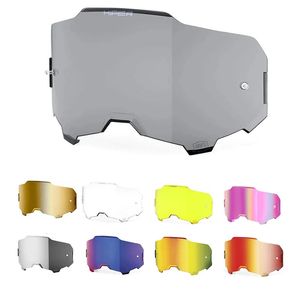 Goggle Replacement Lens 100 Glasögon Hiper Mirror Motocross Cycling DH Safety Moto Dirt Bike Goggles Lens 240131