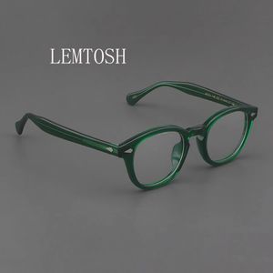 Optische Brillen Rahmen Männer Frauen Johnny Depp LEMTOSH Vintage Gläser Computer Acetat Spektakel Für Männliche Klare Linse y240131