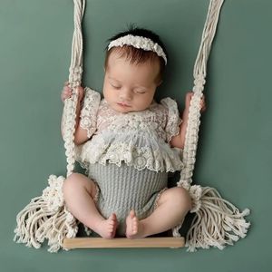 Born Pography Props Swing Prop Wood Swing sits Baby Po Props Wood Prop Swing Baby Poshoot Props Accessories 240118