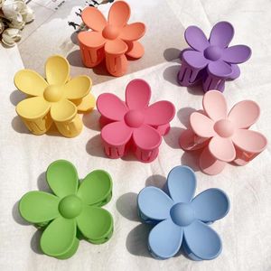 Hårklipp 2024 Fashion Flower Claw Clip for Women Girls Sweet Clamps Crab Pannband Sommartillbehör