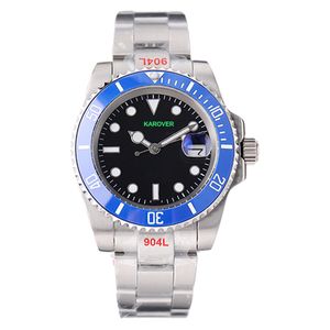 Designer relógio masculino relógio de luxo relógios de movimento mecânico automático para homem 40mm safira espelho 904l aço inoxidável Montello moissanite relógio de pulso