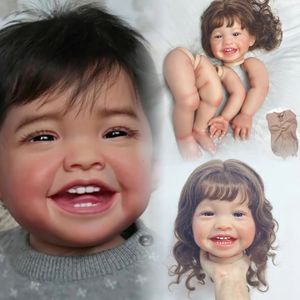 Otarddolls 55 cm Mila Genesis Artist Paint Reborn Doll Kits Born Baby Unsmentled Kit Toy 240119