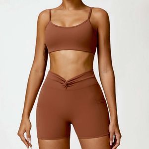 Lu Align Sexy Mulheres Leggings Fitness MODITIN Conjunto Esportivo Reunidos Bonitas Costas Sutiã Tops Cintura Alta Push Up Shorts Sem Costura Calças Apertadas Desgaste de Ginástica Limão LL Jogger Lu-08 2024