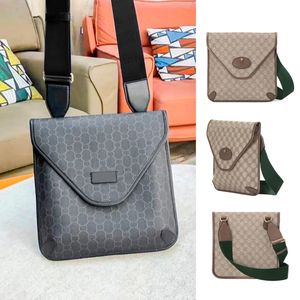 Ophidia Neo Man Messenger Bag Retro Luxus Echtes Leder klassische Klappe Umhängetaschen Designer Tote Handtasche Clutch Sommer Damen Tigerkopf Umhängetasche