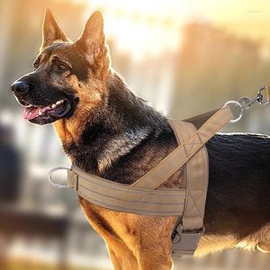 Dog Collars Tactical Vest Hunting Clothes Nylon Army Pets Military MOLLE Combat Training Harness For K9 Service