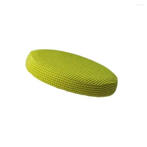 Coprisedia Sgabello Traspirante Bar Cuscini rotondi lavabili Protezione elastica (Giallo 30-38 cm pollici