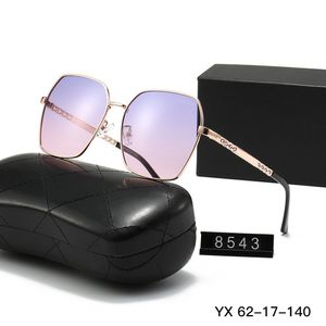 Women Sunglasses Designer Fashion For Men Woman Luxury Metal Vintage Sunglasses Summer Mens Style Square Frameless sun glasses man UV Lens With Original Box 8543