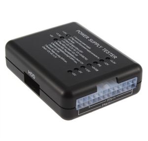 Verificador clássico de fonte de alimentação, led 2024 pinos para psu atx sata hdd, medidor de medição para pc computar whole6116307