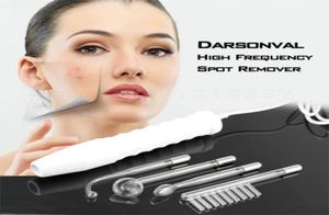 Novo massageador facial portátil darsonval removedor de manchas de alta frequência facial dispositivo beleza cuidados com a pele kit profissional 4338099