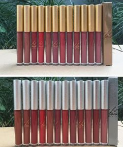 Epacket New Makeup Lips SilverGold Box Matte Liquid Liptick Nonstick Cup Lip Gloss12異なる色3276615