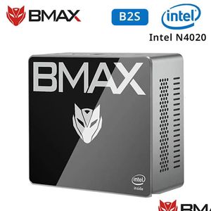 Мини-ПК Bmax ПК B2S Windows 11 Os 6 ГБ ОЗУ 128 ГБ ПЗУ N4020 Микро настольный компьютер Двухдиапазонный Wi-Fi USB 3,0 Bluetooth 4,2 240104 Drop D Dhnro