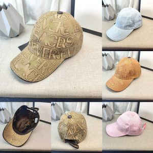 Mektuplar ile Kadın Caps Sun Hats Fashion Leisure Block Hat Luxury Desingers Beyzbol Kapakları Günlük işe gidip gelmek için uygun