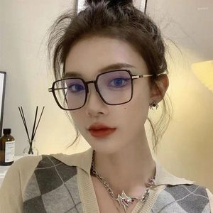 Sunglasses Pochromic Ultralight Discoloration Trendy Anti Blue Light Glasses Women Fashion Clear Optical Eyewear Eye Protection Goggles