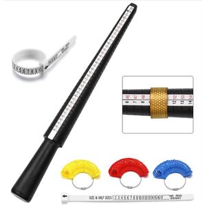 1pcs Finger Gauge Rings Sizer Professional Jewelry Tools Ring Mandrel Stick For Measuring Fingers UKUS Size Tool Sets6587766