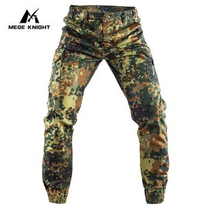 Mege calças de carga tática militar camuflagem corredores combate ao ar livre trabalho caminhadas caça calças de combate dos homens sweatpants 240126