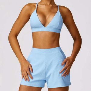 Lu Align Women MODITIN Tanks Set Camis Sexy Bra Tops Pretty High Waist Casual Shorts Chic Gym Clothes Workout Sports Wear Lemon LL Jogger Lu-08 2024