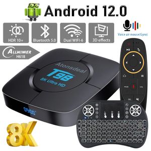 ATONSDEAL SMART TV Box Android 12 Quad Core Cortex A53 Support 8K Video 4K HDR10 Dualwifi Google Voice 4G 3264128GB TOP 240130