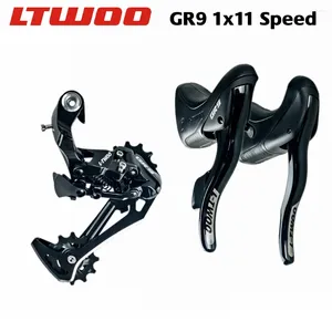 自転車derailleurs ltwoo gr9 1x11スピード11SロードグループセットR/Lシフターリアグラベルバイクシクロクロス