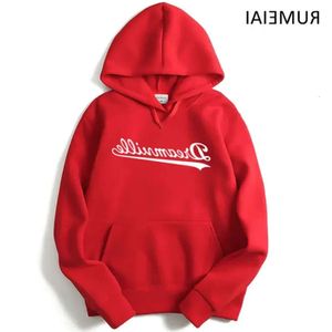 Men Dreamville J. Cole bluzy jesienne wiosenne kaptura Hip Hop Hop Casual Pullovers Tops Ubranie 391