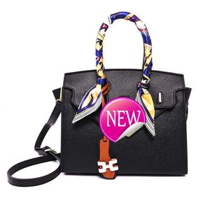 Birkinbag na ramię H Totes Women Designer Pojedynczy Aabkin Crossbody Bag Bking Silk Scalf Torby Lithi Wzór Zamknięcie klamra 25 cm ręczna