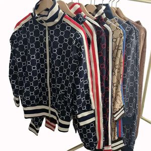 مصمم المسارات للرجال يضعون العلامة التجارية الفاخرة Cardigan تعرق السراويل رجل الملابس من النوع الثقيل قميص التنس غير الرسمي للعرق S 10