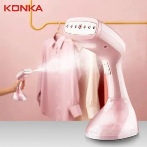 KONKA HANDHELD GARMENT STEAMER PINK IRONING for Clothes 250mlポータブルホームトラベル