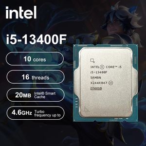 Intel Core i513400F i5 3400F 25 GHz 10 core 16 thread Processore CPU 10NM L320M 65W LGA 1700 Gaming DDR4 processore 240126