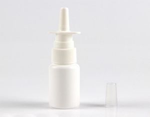 15pcslot 30ML1oz Plástico Vazio Recarregáveis Garrafas de Spray Nasal Pulverizadores de Névoa Fina Atomizadores Garrafa com pulverizador nasal pump3069460
