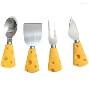 Forks Cheese Fruit Knife And Fork Lovely Western Tableware Small Spoon Baby Butter Jam Applicator Children's