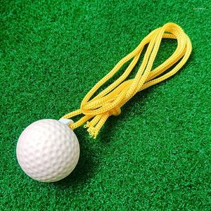 Treinamento de golfe aids corda bola balanço acessórios prática sólida adequado para golfistas iniciantes ou profissionais