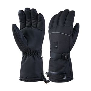 Heating gloves Outdoor skiing and cycling Thickened and fluffy electric heating gloves Touchscreen charging gloves Three-level temperature control Surround heat