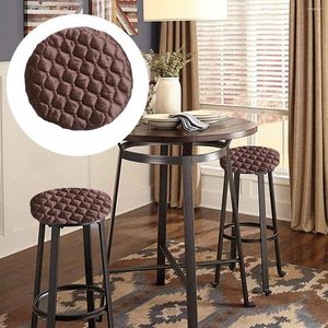 Chair Covers Round Bar Stool Cushion Elastic Cotton Pad Cover For Home El