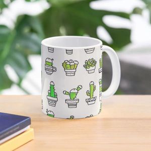 Tassen COCK PLANTS CACTUS GREEN WATERCOLOR Kaffeebecher Reisebierbecher Thermotee und Tassen