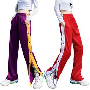 Winter Men Women Running Sport Pants Football Training Joggings Sweatpants Basketball Soccer Hip Hop Thermal Buttons Trousers 240202