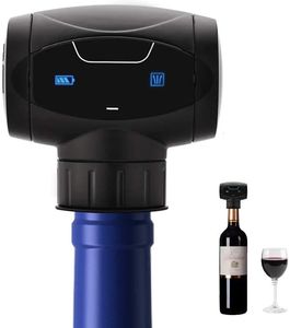 Electric Vacuum Wine Stopper Reusable Wine Vacuum Pump Wine Stopper Keep Fresh Home Bar Tools Automatic Vacuum Wine Saver 240131