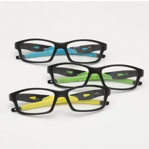 Okulary przeciwsłoneczne czytanie okularów retro prostokąt PC Plastikowe rama dekoracyjne presbyopia czytelnicy