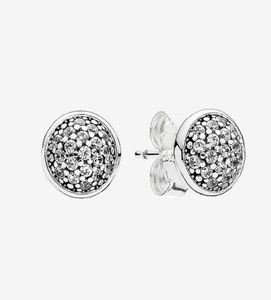 Cute Small Earrings CZ diamond Pave Women Mens Fashion Jewelry for 925 Sterling Silver Stud Earring with Original box4490973