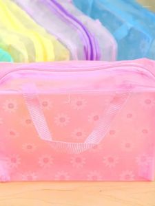 Cosmetic Bags Travel Organizing Bag Shower Floral Makeup Portable Toiletries Supplies Storage Gift