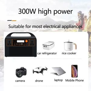 300W 110/220V 90000MAH PORTABLE Power Station Supply Solar Generator Outdoor Camping Emergency Auxiliary Battery Pack Power Bank