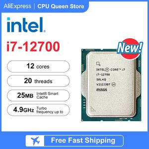 i712700 Процессор 10 ядер и 20 потоков Кэш-память 25 МБ до 490 ГГц LGA1700 с поддержкой B660 B760 без вентилятора 240126