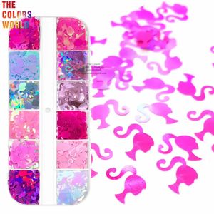 TCT-830 Head Of A Group of Children Nails Art Glitter Sequins Paillettes Resin DIY Making Crafts Tumbler Phone Case Decoration 240202