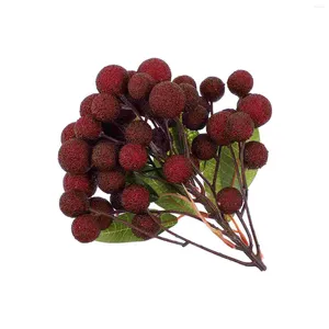 Party Decoration Simulated Bayberry String Simulation Fruit Model False Waxberry Ornament Lifelike Decor Foam Home Artificial Models