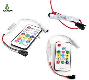 Magischer RGB-LED-Controller 3 Tasten RF 1417 Tasten LED-Pixel-Streifenlicht-Controller für WS2811 WS2812B SK6812 UCS19038086768