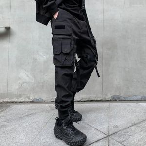 Herrenhose Herbst Frühling Funktionelle Safari-Stil Overalls Mode Lose Lässige Jugend Cargo Techwear 12A5573