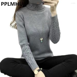 Kadın Sweaters Kış İnce Yavurucu Şeker Renkleri Uzun Kollu Sıcak Örgü Üstler Koreli Zarif Pembe Külot Beyaz Moletom 2024